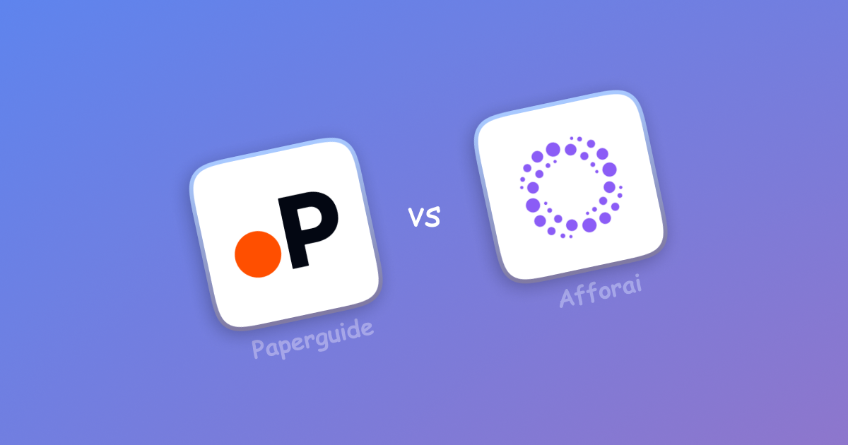 Paperguide Vs Afforai