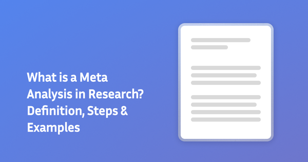What is a Meta Analysis in Research with examples